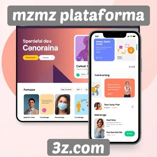 interface do mzmz plataforma é intuitiva e acessível